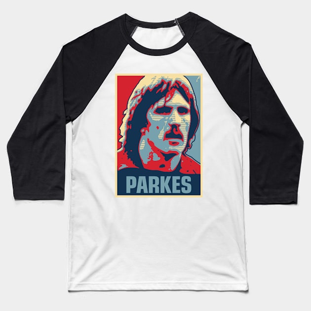 Parkes Baseball T-Shirt by DAFTFISH